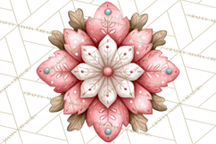 Rustic Winter Decor Clipart, Printable Cozy PNG, Folk Art Product Image 3