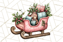 Rustic Winter Decor Clipart, Printable Cozy PNG, Folk Art Product Image 4