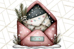 Rustic Winter Decor Clipart, Printable Cozy PNG, Folk Art Product Image 2