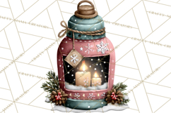 Rustic Winter Decor Clipart, Printable Cozy PNG, Folk Art Product Image 3