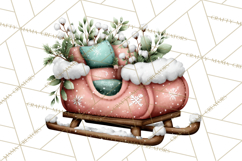 Rustic Winter Decor Clipart, Printable Cozy PNG, Folk Art Product Image 5