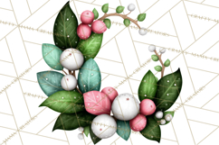 Rustic Winter Decor Clipart, Printable Cozy PNG, Folk Art Product Image 4