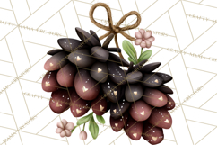 Rustic Winter Decor Clipart, Printable Cozy PNG, Folk Art Product Image 5