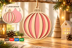 Rustic Wooden Ornament Craft Product Image 2