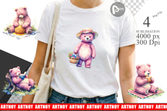 Woodland Picnic Mama Bear Sublimation Product Image 1