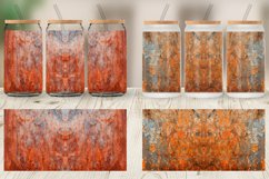 Rusty Distressed Texture Glass Can Wraps Product Image 3