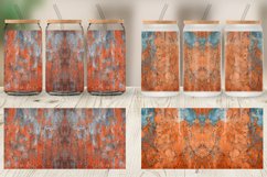 Rusty Distressed Texture Glass Can Wraps Product Image 5