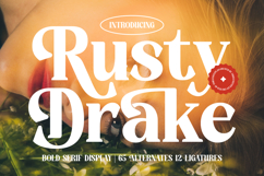 Rusty Drake - Bold Serif Display Product Image 1
