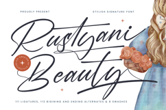 Rustyani Beauty - Stylish Signature Font Product Image 1