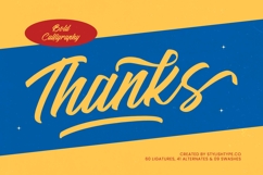 Ruthype Kongesti - Bold Calligraphy Product Image 15