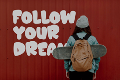 Rusted Vibe | 3D Layered Graffiti Webfont for Urban Street Product Image 3