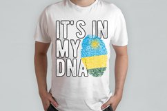 It's in my DNA Rwanda Flag Fingerprint PNG Sublimation Product Image 2