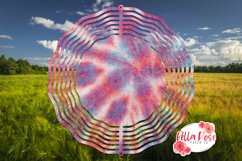 USA Red, White &amp; Blue | 10&quot; Sublimation Wind Spinner Product Image 1