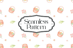 Fall Autumn Seamless Pattern, Digital Paper Product Image 1