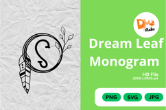 Dream Leaf Monogram Product Image 1