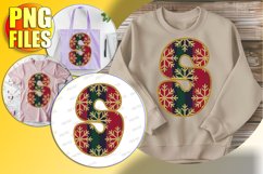 S Doodle Letter Style Clipart Merry Winter Character! Product Image 1