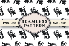 Halloween Seamless Pattern svg design Product Image 1