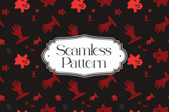 Halloween Seamless Pattern, Digital Paper Product Image 1