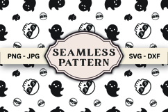 Halloween Seamless Pattern svg design Product Image 1
