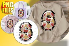 S Doodle Letter Valentine Romantic Playful Style! Product Image 1