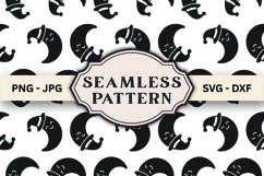 Halloween Seamless Pattern svg design Product Image 1