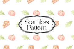 Fall Autumn Seamless Pattern, Digital Paper Product Image 1