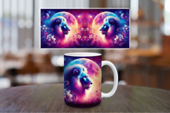 Mug Wrap Sublimation - cosmic lion head Product Image 1