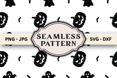 Halloween Seamless Pattern svg design Product Image 1