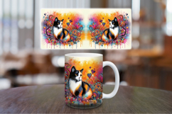 Mug Wrap Sublimation - watercolor cat Product Image 1