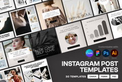 Instagram Post Template Social Media Design V3 Product Image 1