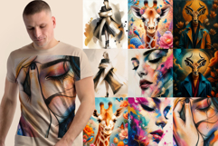 64 Fashionable Vibrant Tshirt Design Product Image 2