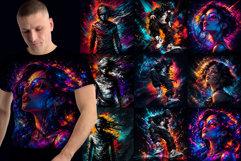 42 Fashionable Vibrant Tshirt Design Product Image 2