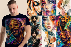 64 Fashionable Vibrant Tshirt Design Product Image 3