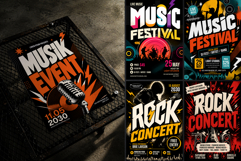 Party Events Flyer Poster Template 2 Product Image 3