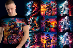 42 Fashionable Vibrant Tshirt Design Product Image 3