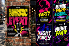 Party Events Flyer Poster Template Product Image 4