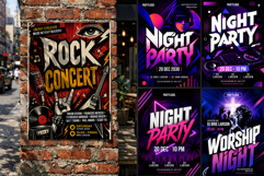 Party Events Flyer Poster Template 2 Product Image 4