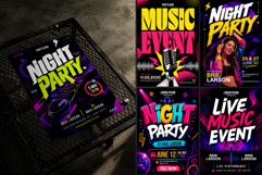 Party Events Flyer Poster Template Product Image 5