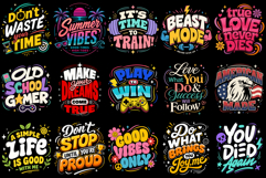 72 T-Shirt Poster Design Vector SVG Product Image 5
