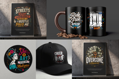 72 T-Shirt Poster Design Vector SVG Product Image 8