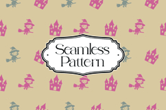 Cute Halloween Seamless Pattern, Digital Paper Product Image 1