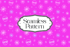 Cute Halloween Seamless Pattern, Digital Paper Product Image 1
