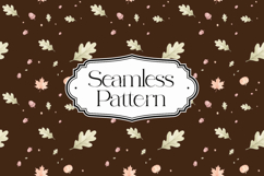 Fall Autumn Seamless Pattern, Digital Paper Product Image 1