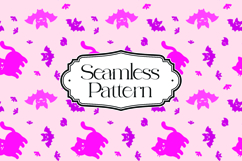 Cute Halloween Seamless Pattern, Digital Paper Product Image 1