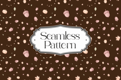 Fall Autumn Seamless Pattern, Digital Paper Product Image 1
