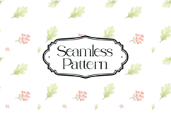 Fall Autumn Seamless Pattern, Digital Paper Product Image 1