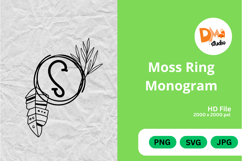 Moss Ring Monogram Product Image 1