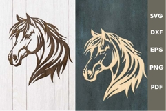Horse Head SVG| Laser cut, Cricut, Silhouette Product Image 1