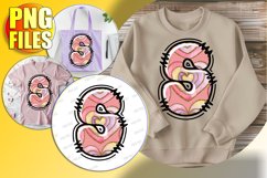 S Doodle Letter Valentine Festive Joyful Spirit! Product Image 1