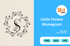 Little Flower Monogram Product Image 1